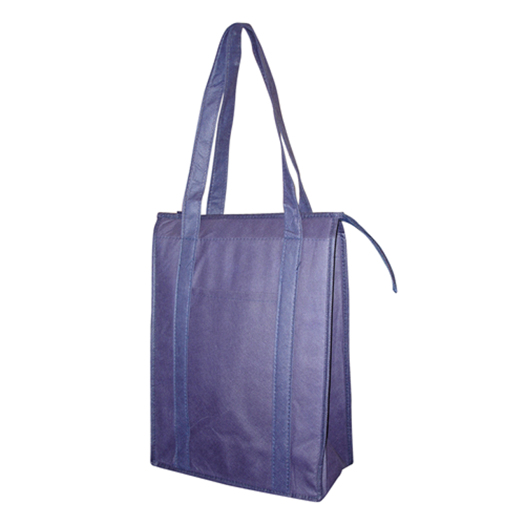 Picture of NON WOVEN COOLER BAG WITH TOP ZIP CLOSURE