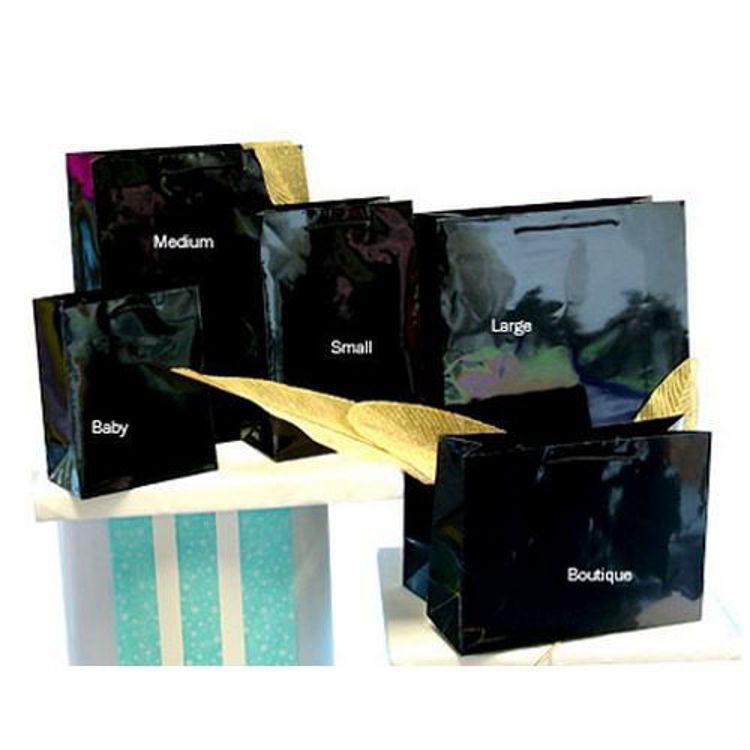 Picture of Plain Laminated Paper Bags with Rope Handle - Baby
