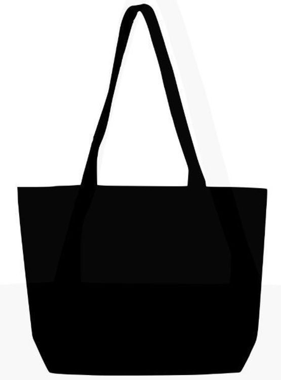 Picture of TB 0139 HC - BK (Black Heavy-weight Canvas Market Bag)