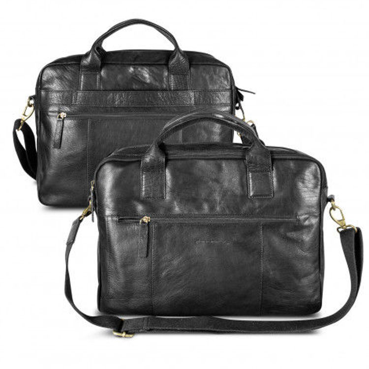 Picture of Pierre Cardin Leather Laptop Bag