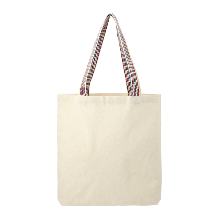 Picture of Rainbow Recycled 6oz Cotton Convention Tote