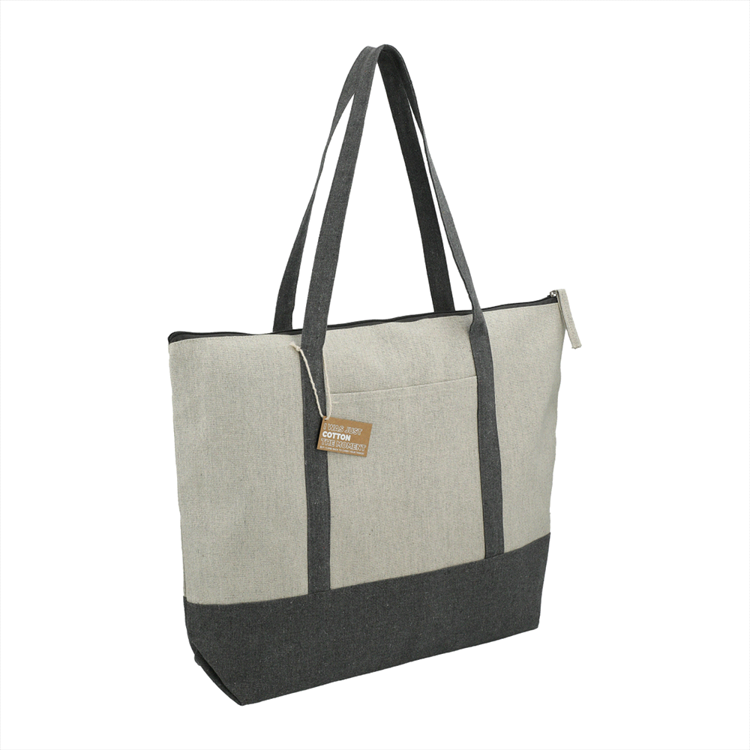 Picture of Repose 10oz Recycled Cotton Zippered Tote