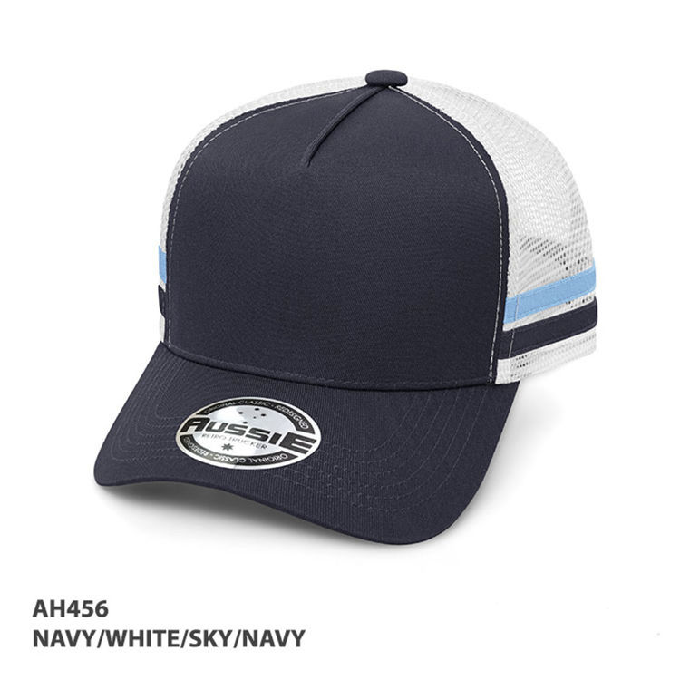 Picture of A-Frame Striped Country Trucker Cap