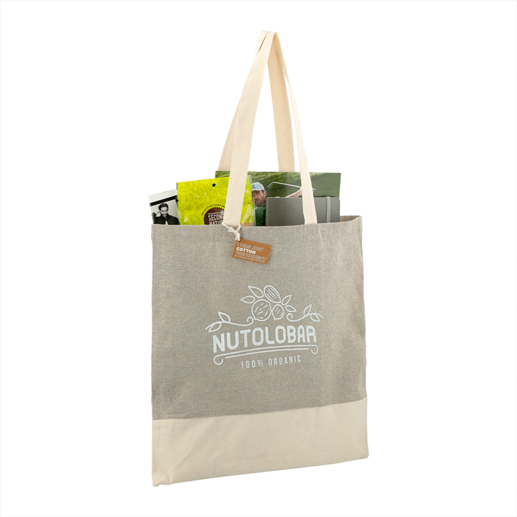 Picture of Split Recycled 150ml Cotton Twill Convention Tote