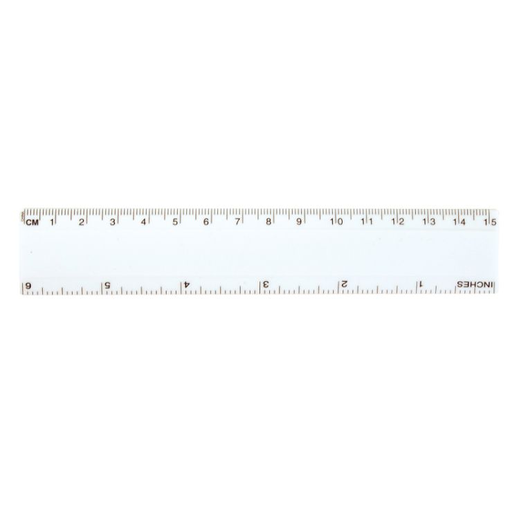 Picture of White15cm Ruler