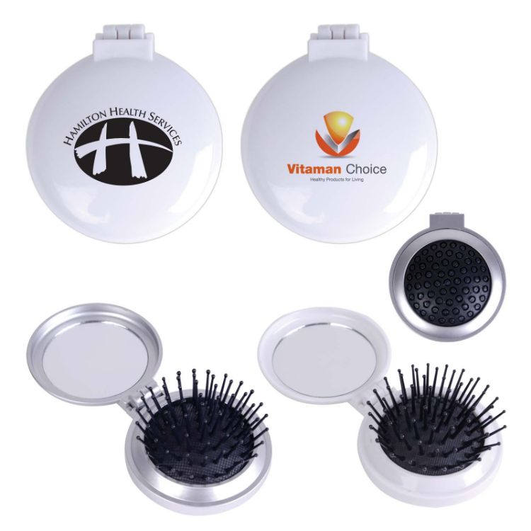 Picture of Compact Pop Up Brush / Mirror Set