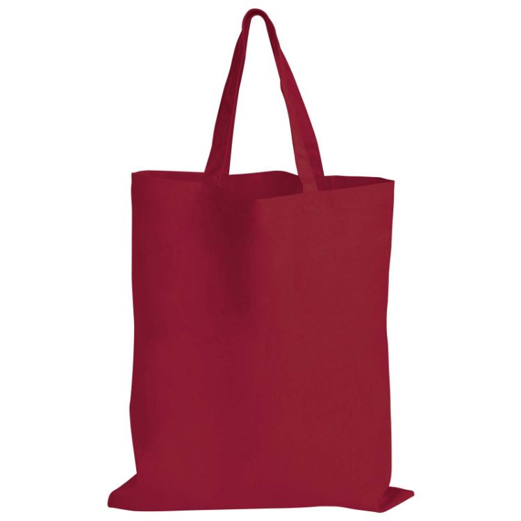 Picture of Coloured Cotton Short Handle Tote Bag