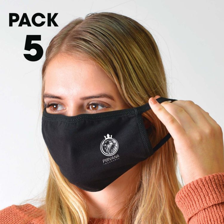 Picture of 5 Pack -  Armour Face Masks 