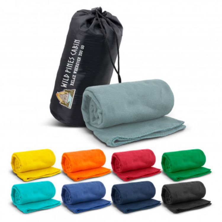 Picture of Glasgow Fleece Blanket in Carry Bag