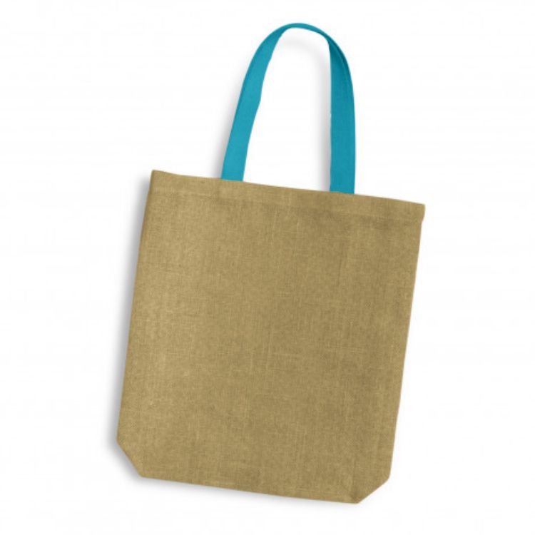 Picture of Thera Jute Tote Bag - Coloured Handles