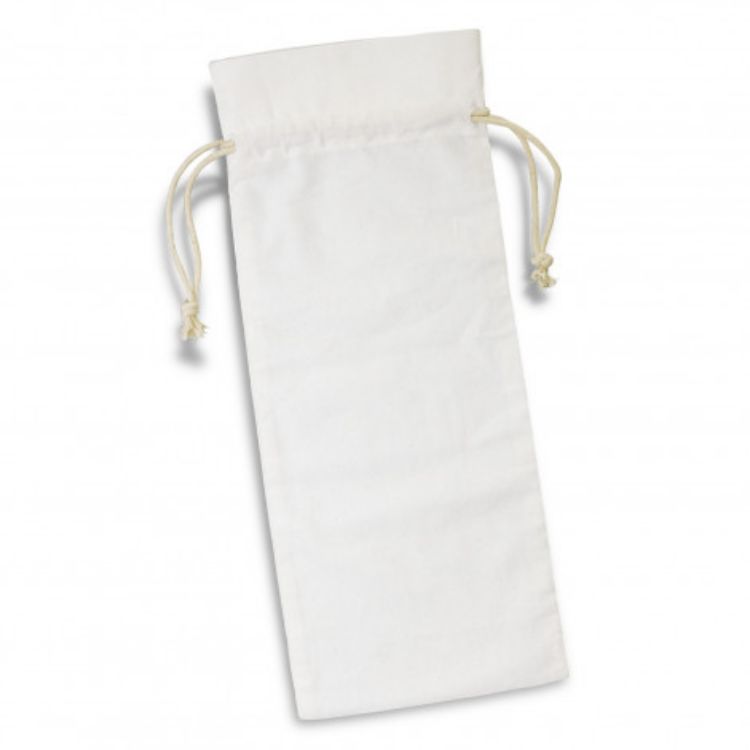 Picture of Cotton Wine Drawstring Bag
