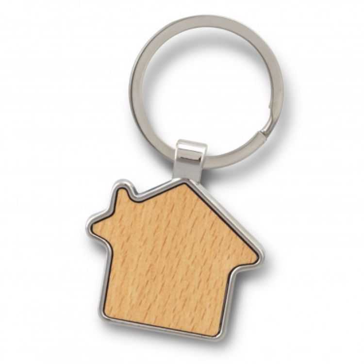 Picture of Santo House Shaped Key Ring