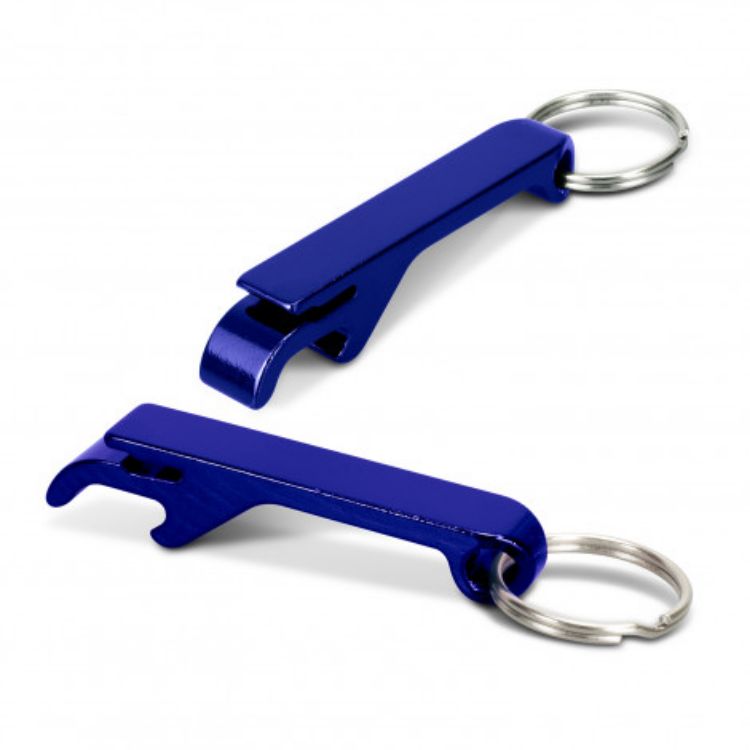Picture of Snappy Metal Bottle Opener Key Ring