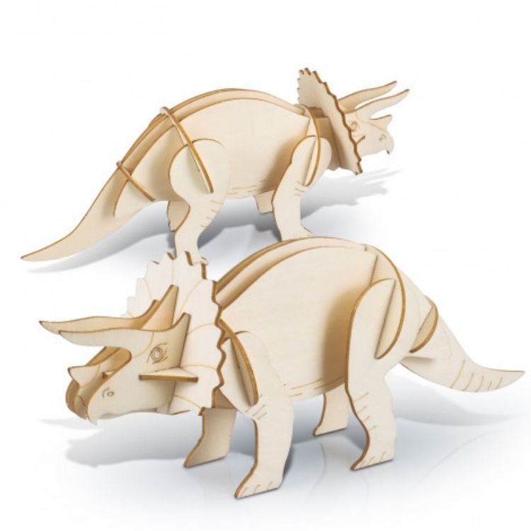 Picture of BRANDCRAFT Triceratops Wooden Model
