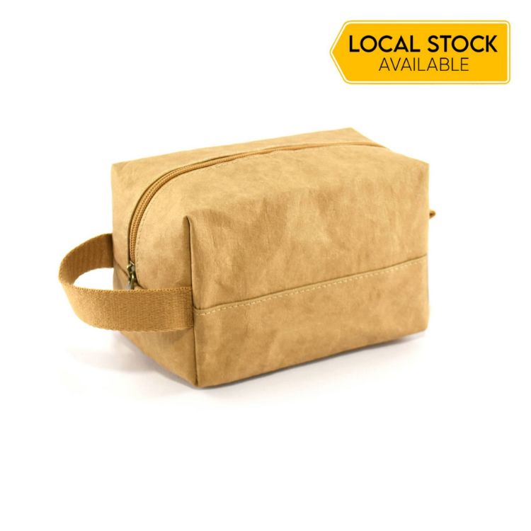 Picture of Munro Kraft Paper Cosmetic Bag