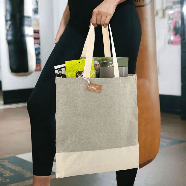 Picture of Split Recycled Cotton Twill Convention Tote