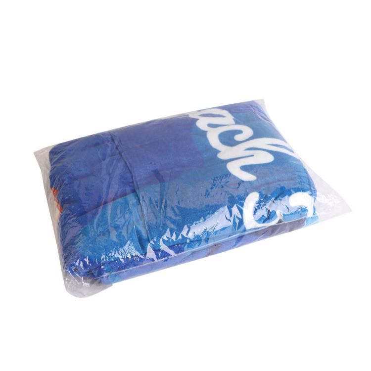 Picture of 100%Cotton Sublimation Hoody Towel Surf Poncho