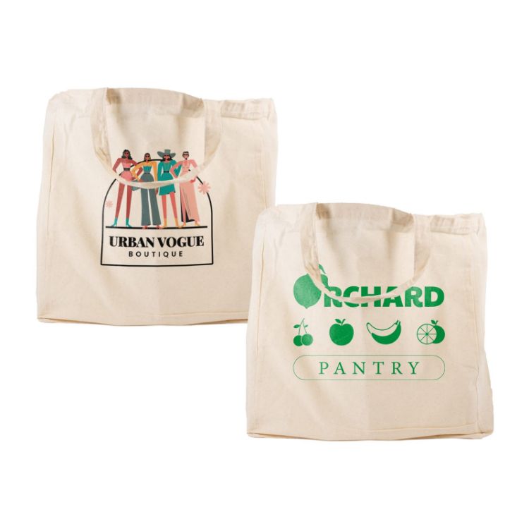 Picture of Supa Shopper Short Handle Calico Bag