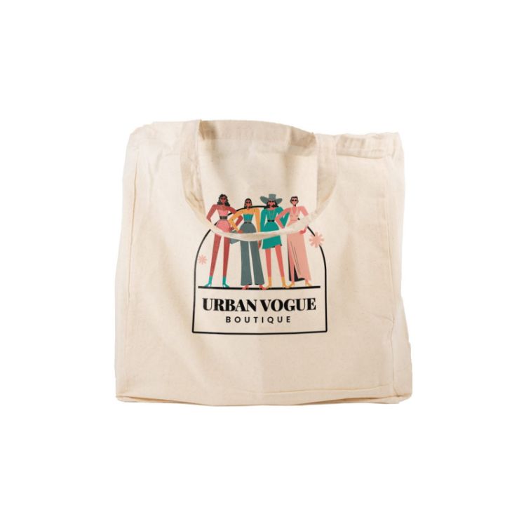 Picture of Supa Shopper Short Handle Calico Bag