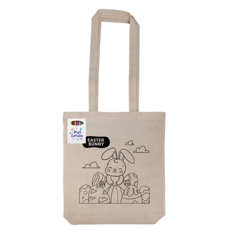 Picture of Get Crafty Folding Calico Bag and Crayons