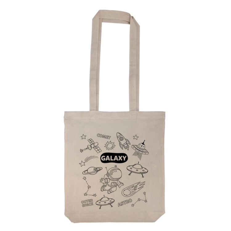 Picture of Get Crafty Folding Calico Bag and Crayons