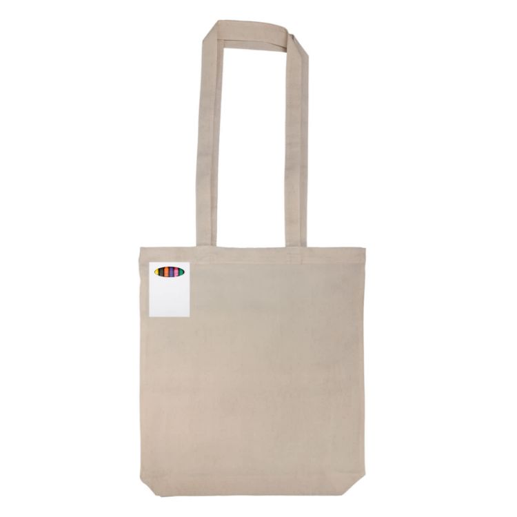 Picture of Get Crafty Folding Calico Bag and Crayons