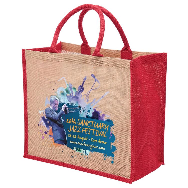 Picture of Eco Jute Tote with wide gusset