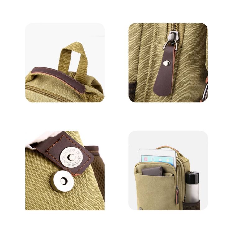 Picture of Canvas Sling Backpack Hybrid