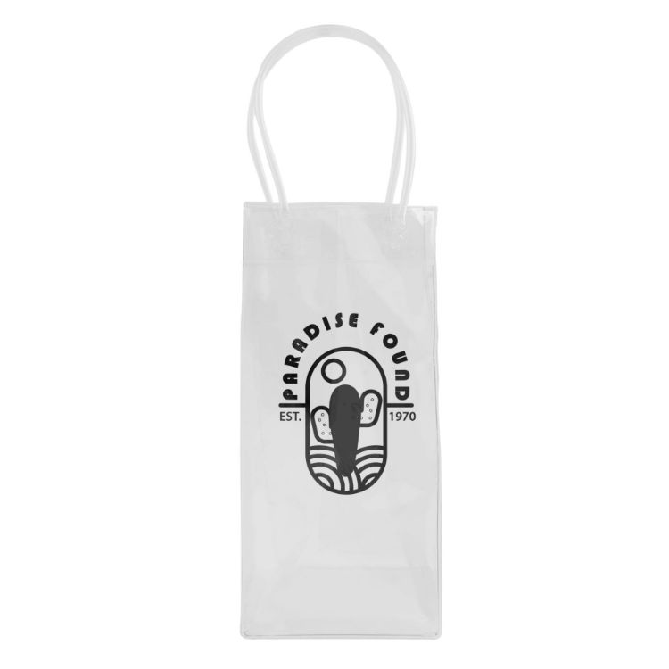Picture of PVC Clear Wine Ice Tote Bag