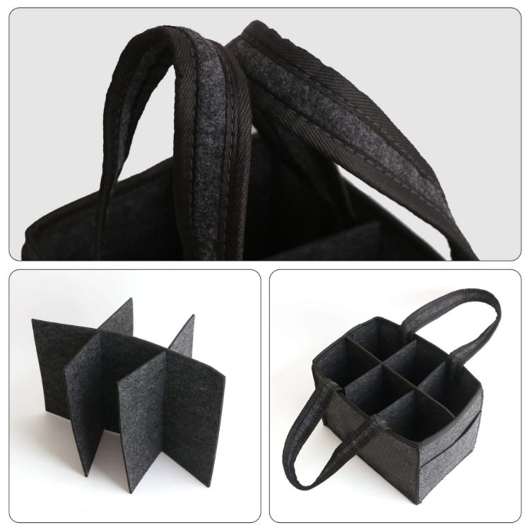 Picture of Felt Wine Tote Bag